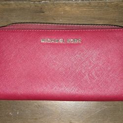 MK Wallet Deep Red Color 