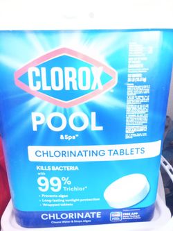 Clorox pool chlorinate Xtra blue tablets 35 pounds