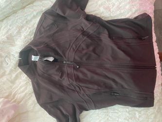 Lululemon Cropped Define brown jacket Size 12