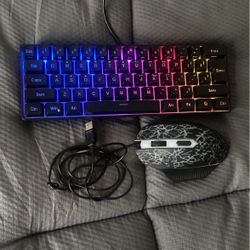 Gaming Keyboard And Mouse 