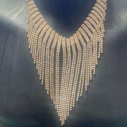 GLD RHINESTONE Necklace