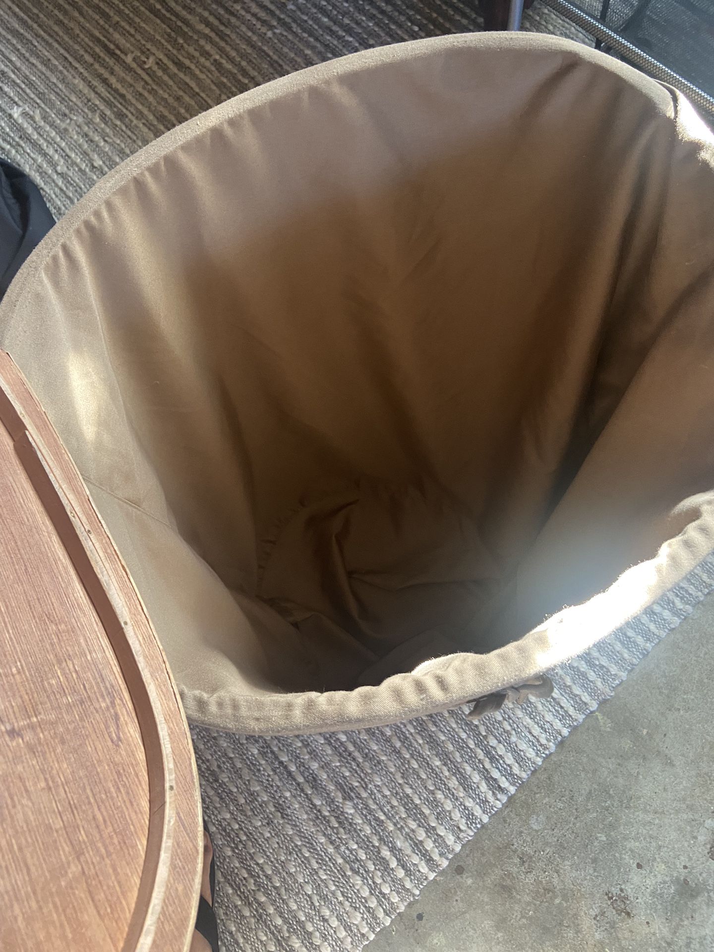 Wooden Laundry Basket