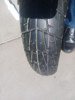 NEW Dunlop Motorcycle front Tire.