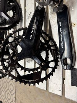 Dura ace 9100 11 speed crankset.