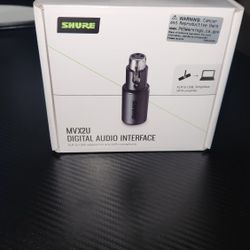 Shure MVX2U Digital Audio Interface 