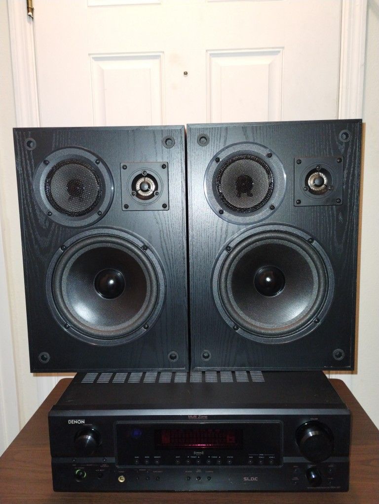 DENON DRA-397 REVEIVER & KLH SOEAKERS