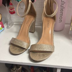 gold heels 