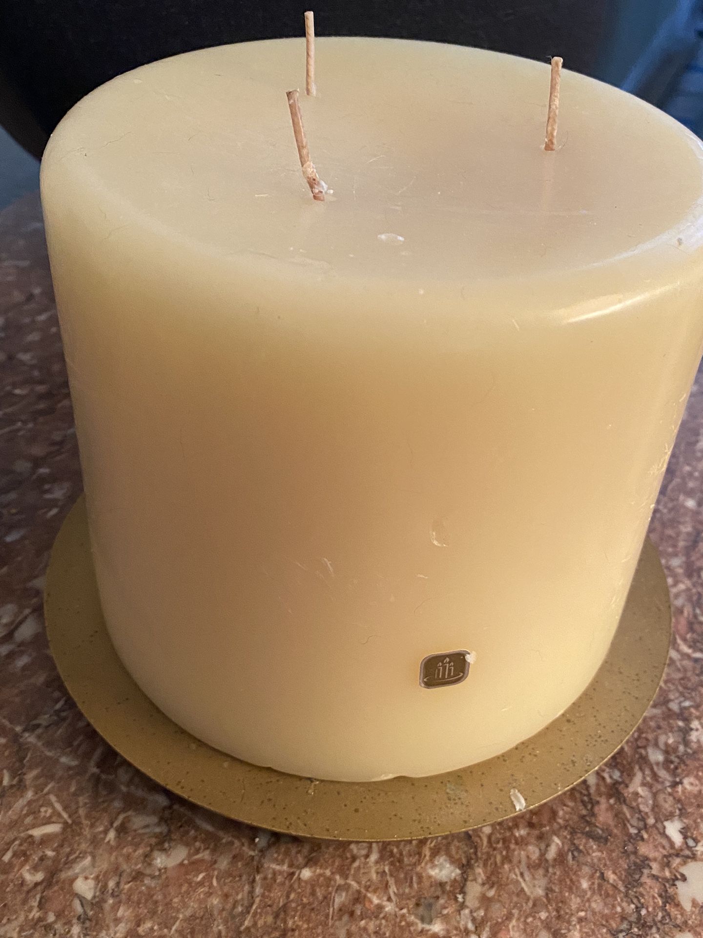 Partylite 3 Wick Pillar Candle
