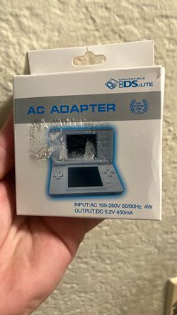 Nintendo DS Lite charger Power Cable AC Adapter for handheld console
