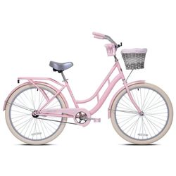 Pink Beach Cruiser Bike 