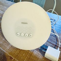 Philips Wake-Up Light Sunrise Simulation HF3500/60, Like New!