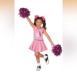 MORH COSTUMES Girls Halloween Cheerleader costume Dress with Pom poms- medium