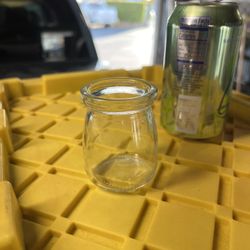 Small glass jars