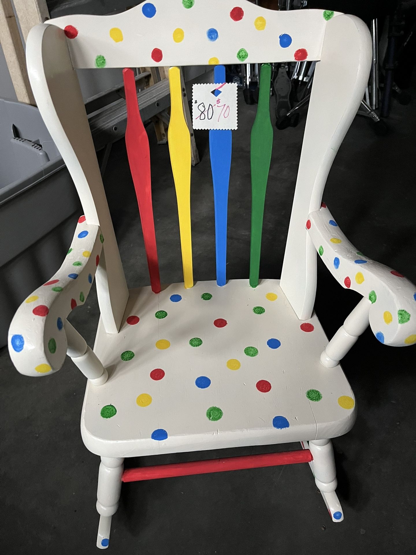 Kids Rocker, Table And Chair