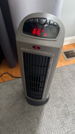 Lasko Oscillating Digital Ceramic Tower Heater for Home with Adjustable Thermostat, Timer and Remote