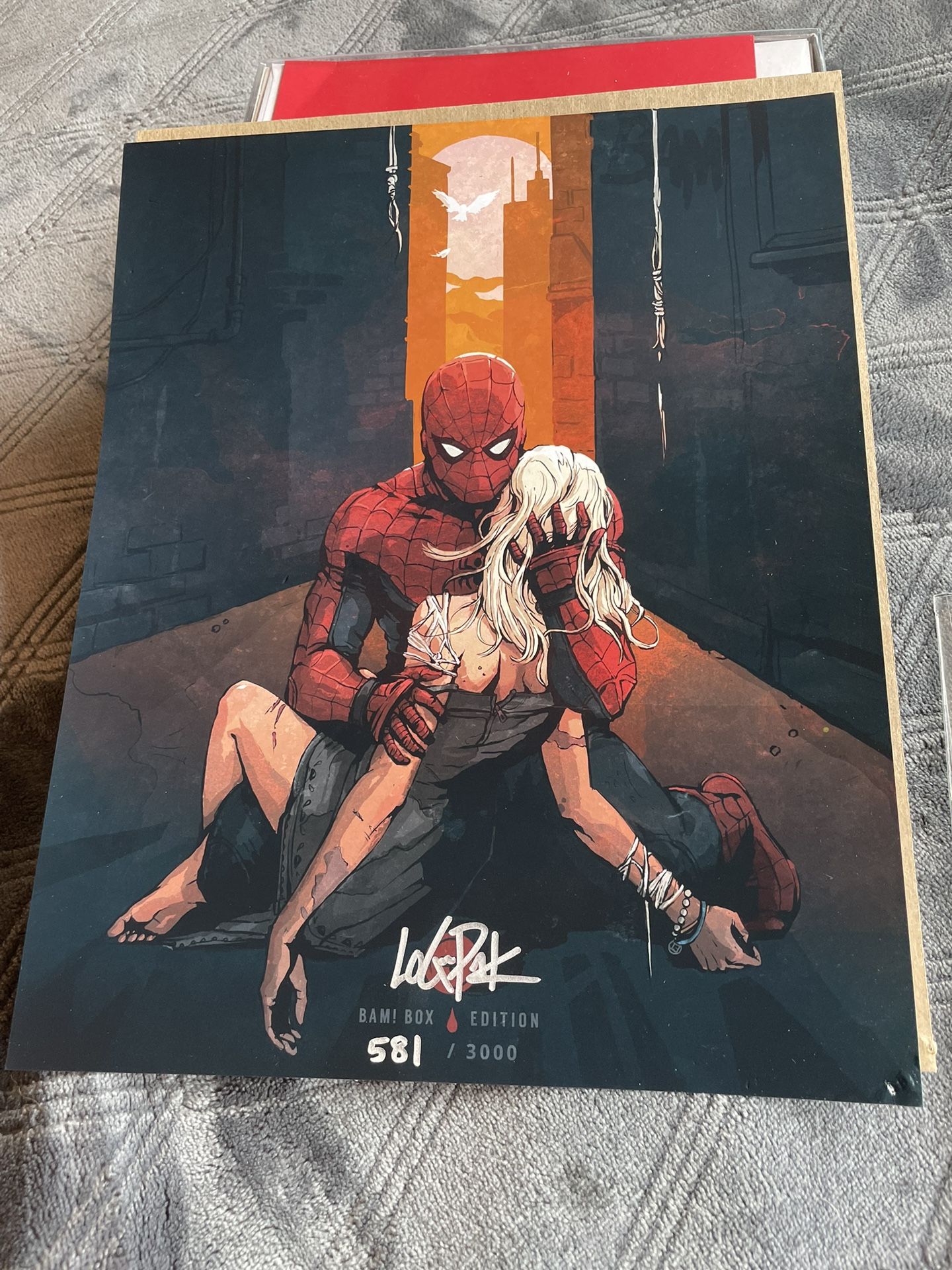 Logan Pack Spiderman Art (Hand Signed)