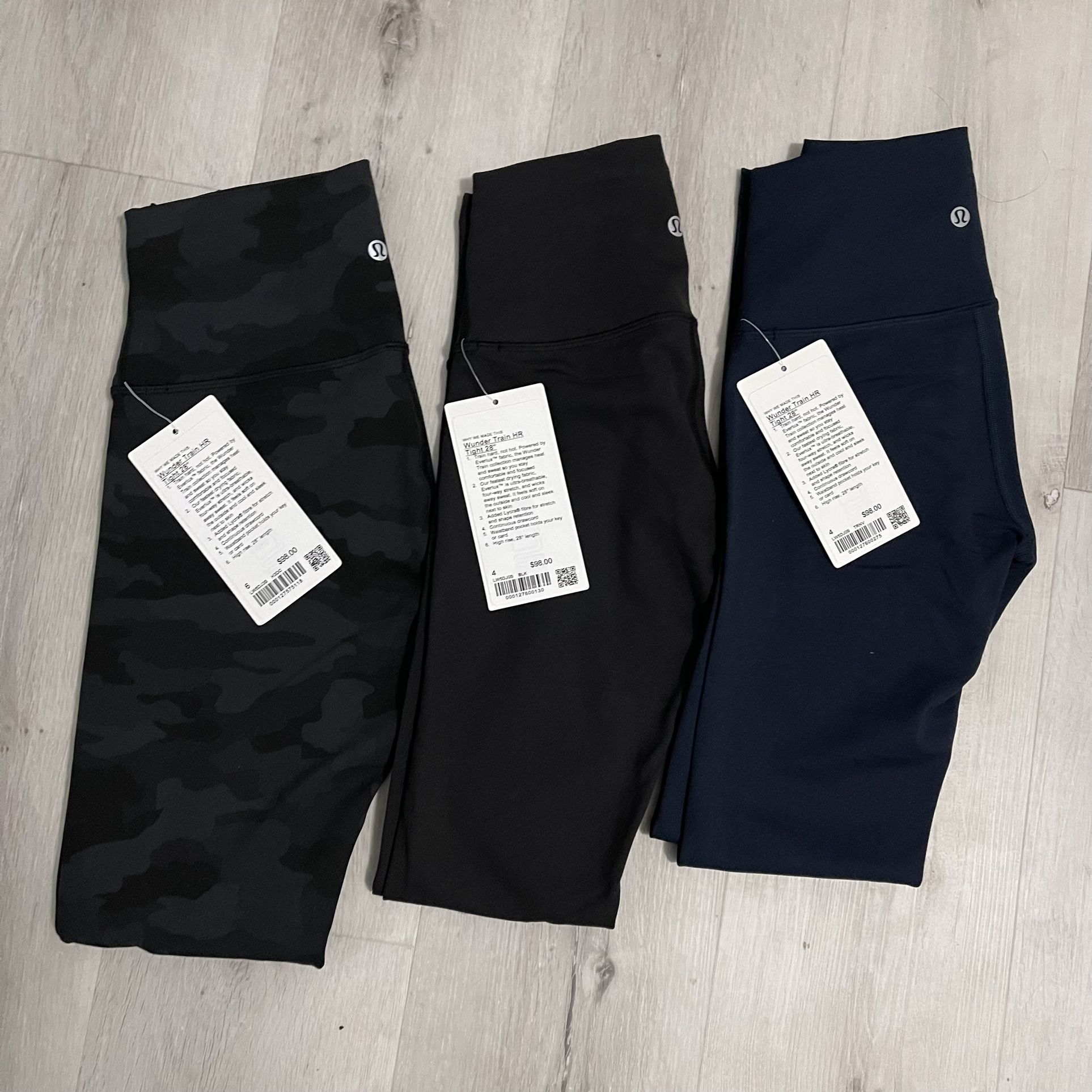 Lululemon Wunder Train Tight 28” ($79 Each )