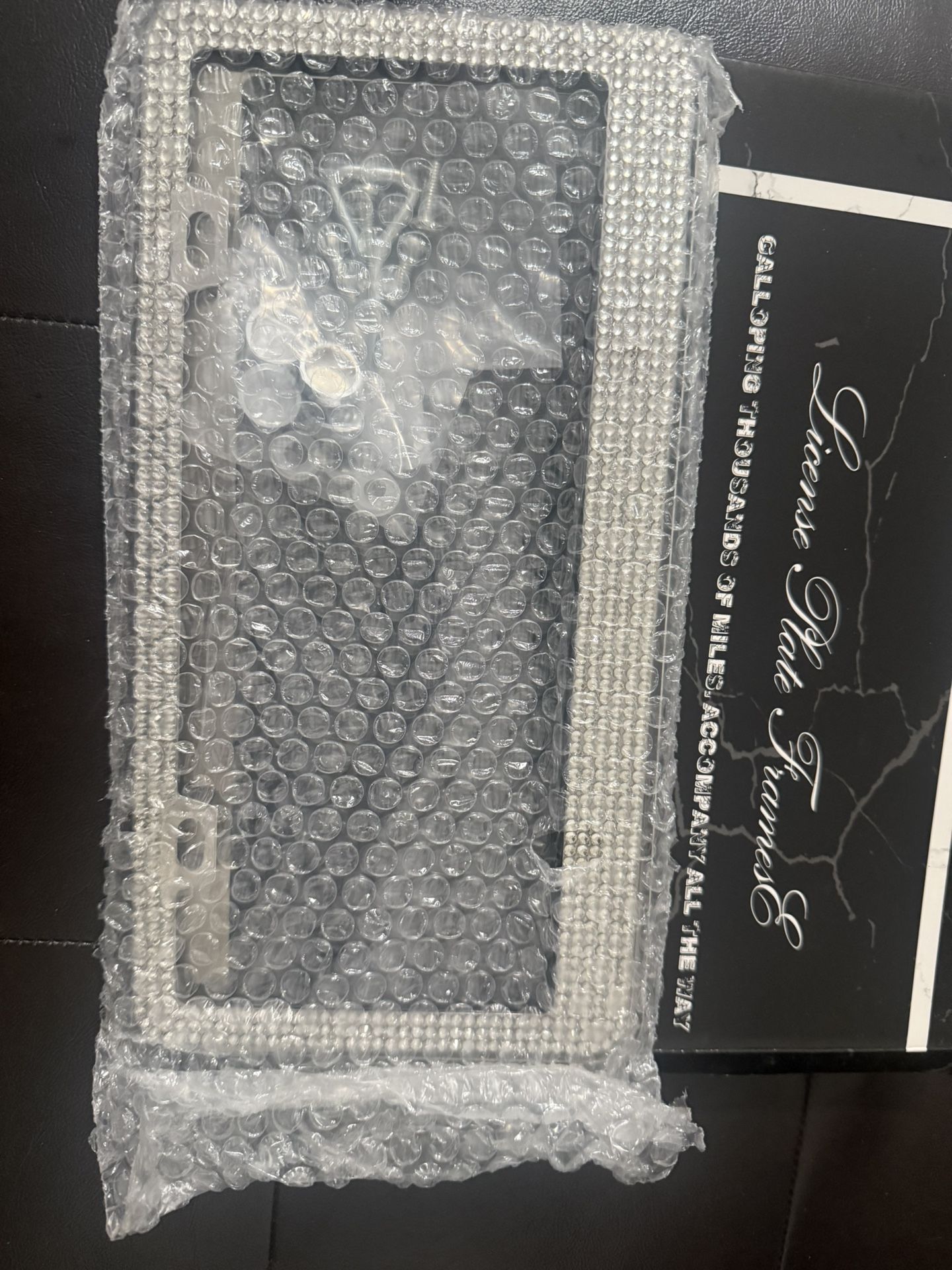 Steering Wheel Cover & license Plate Holder