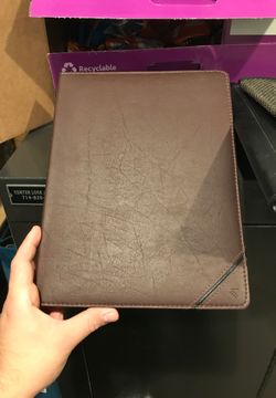Brown leather Padfolio