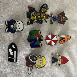 Video Game Brooch Pin Collection