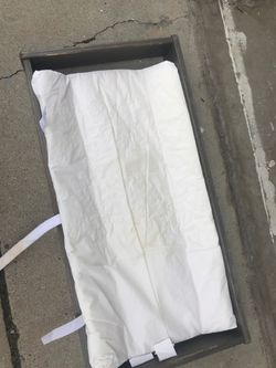 Changing pad baby station with wood frame