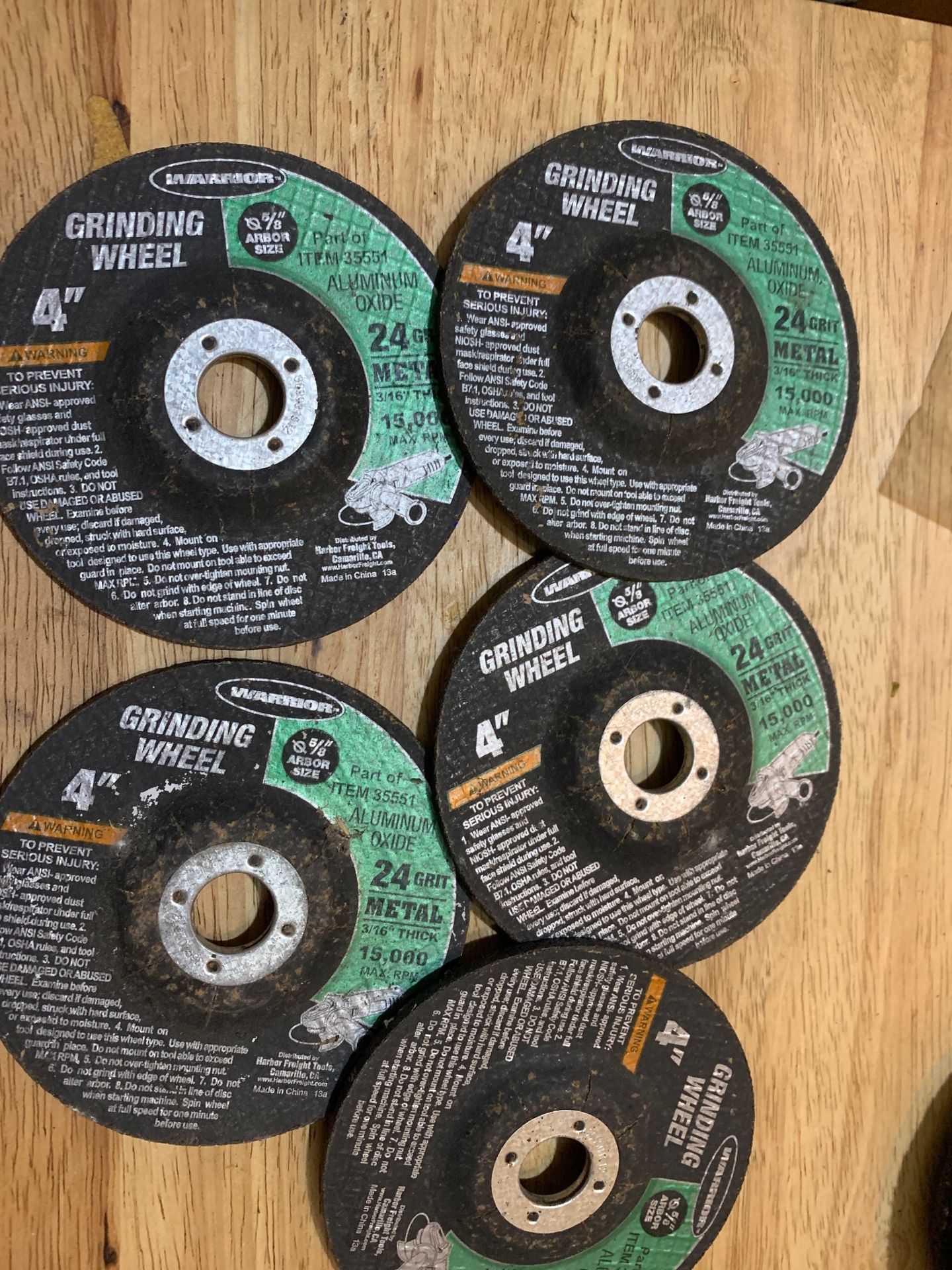 Warrior grinding wheel