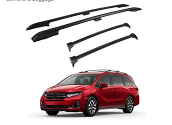 Roof Rack Cross Bars & Side Rail Kit for Honda Odyssey 2018-2026 – Durable Aluminum Alloy, Complete Set with 2 Cross Bars + 2 Side Rails, Secure Trans