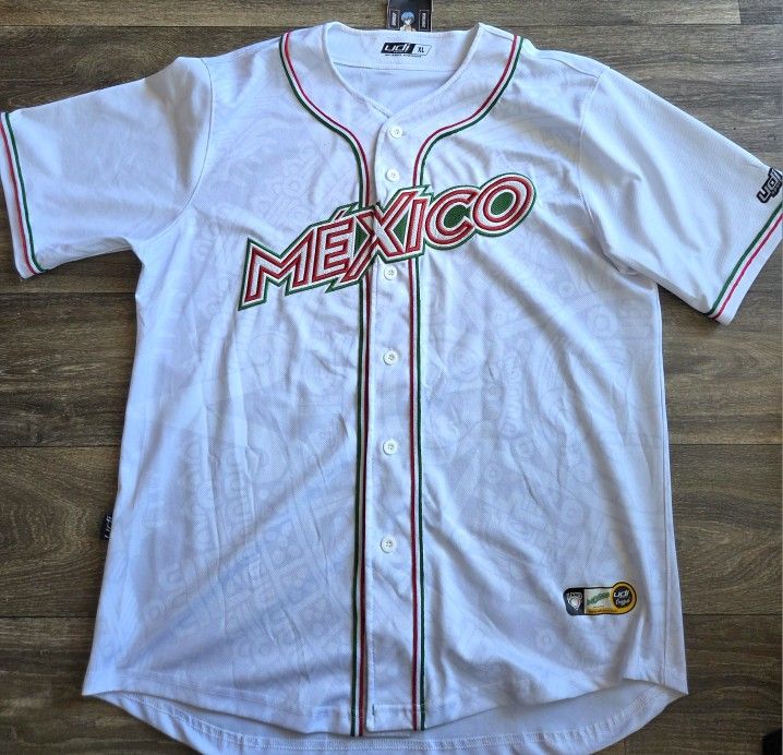 Udi Sport Mexico Seleccion Nacional De Beisbol Baseball Jersey XL