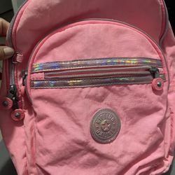 Pink Kipling Backpack 