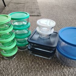 New Glass Storage Containers Set 