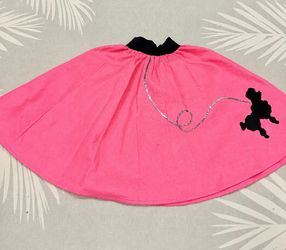 💕 Pink Poodle Skirt – Halloween Costume – $7 💕
