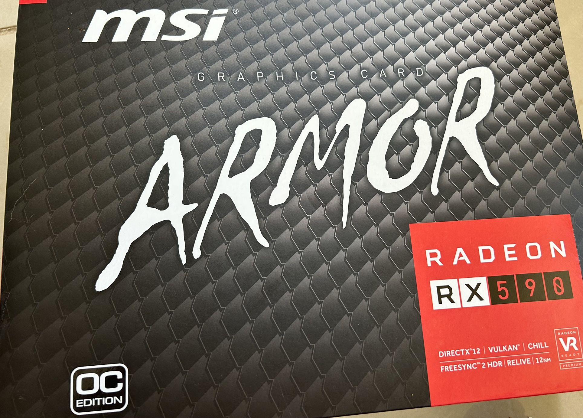 Rx590 Radeon 8gb DIRECTX12