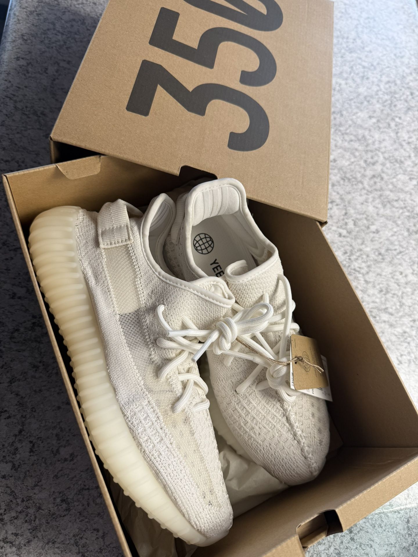 Brand New Yeezys-Bone color