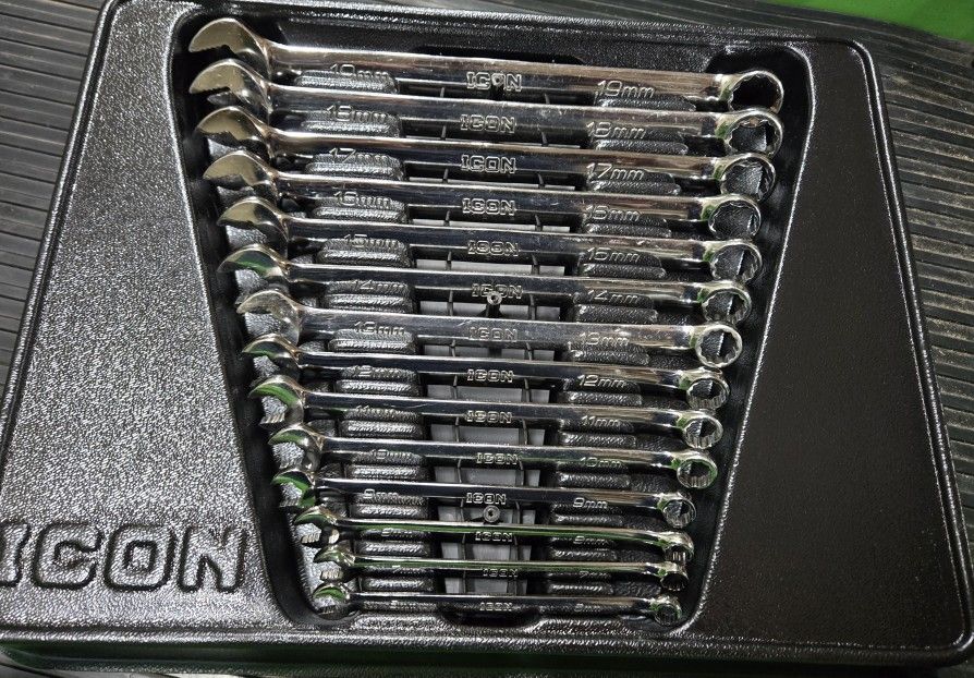 Icon Metric Wrench Set, Used and Complete