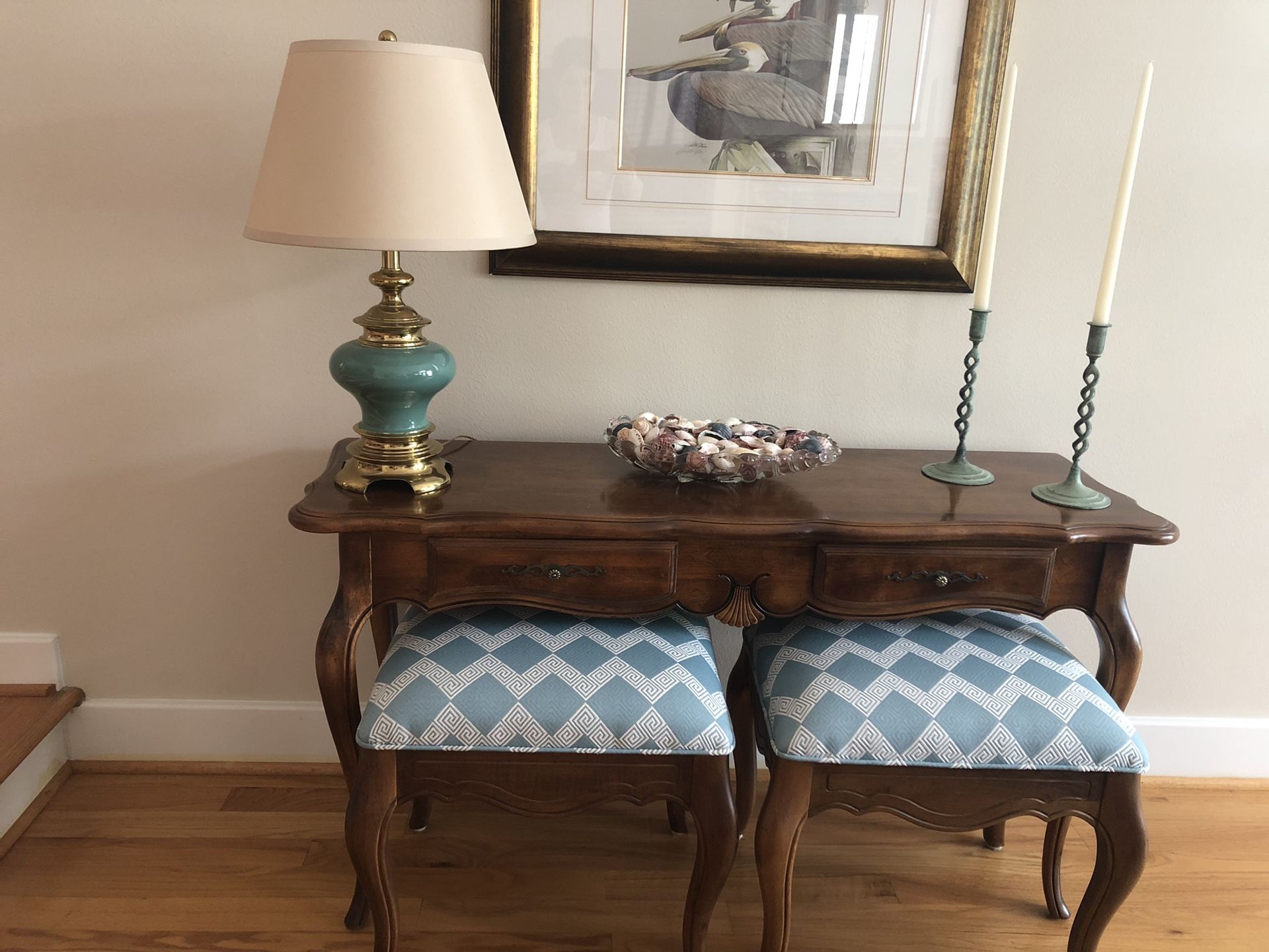 Ethan Allen Country French Sofa Table