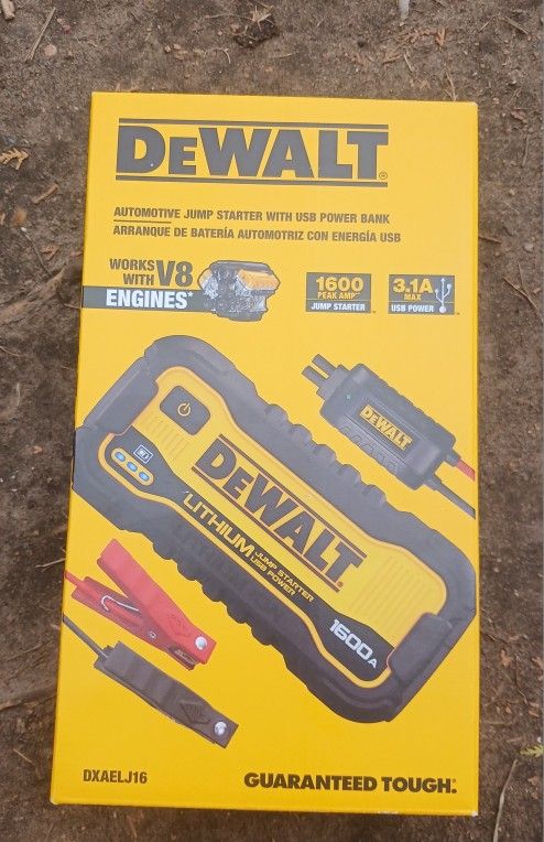 Dewalt 1600a Jump Box Jump Starter