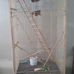 Large Bird Cage With Accessories 