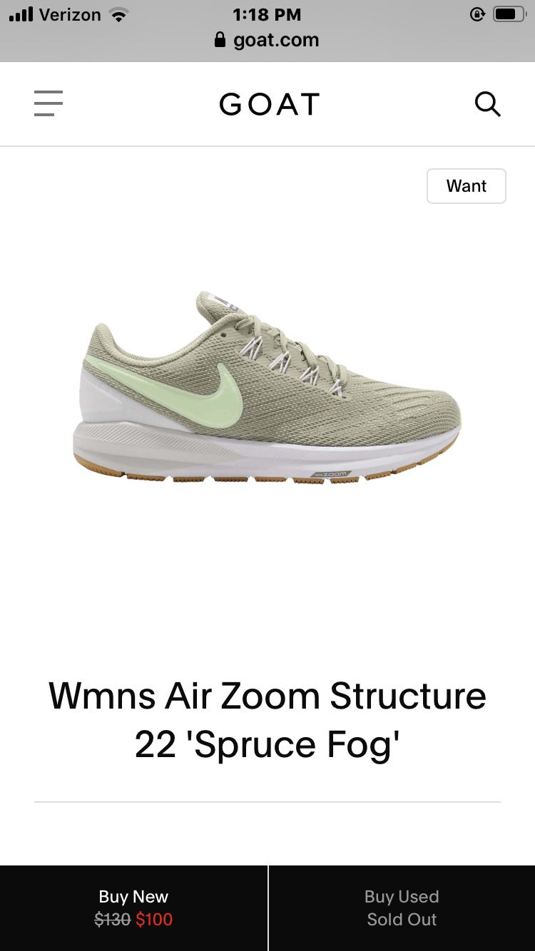 Women’s Nike Air Zoom Size 7 shoes
