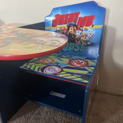 USED Delta Children PAW Patrol Chair Desk