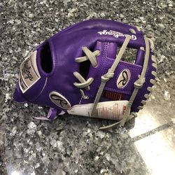NEW 2025 RAWLINGS HEART OF THE HIDE “ PURPLE & GRAY INFIELD RHT 11.5 GLOVE 