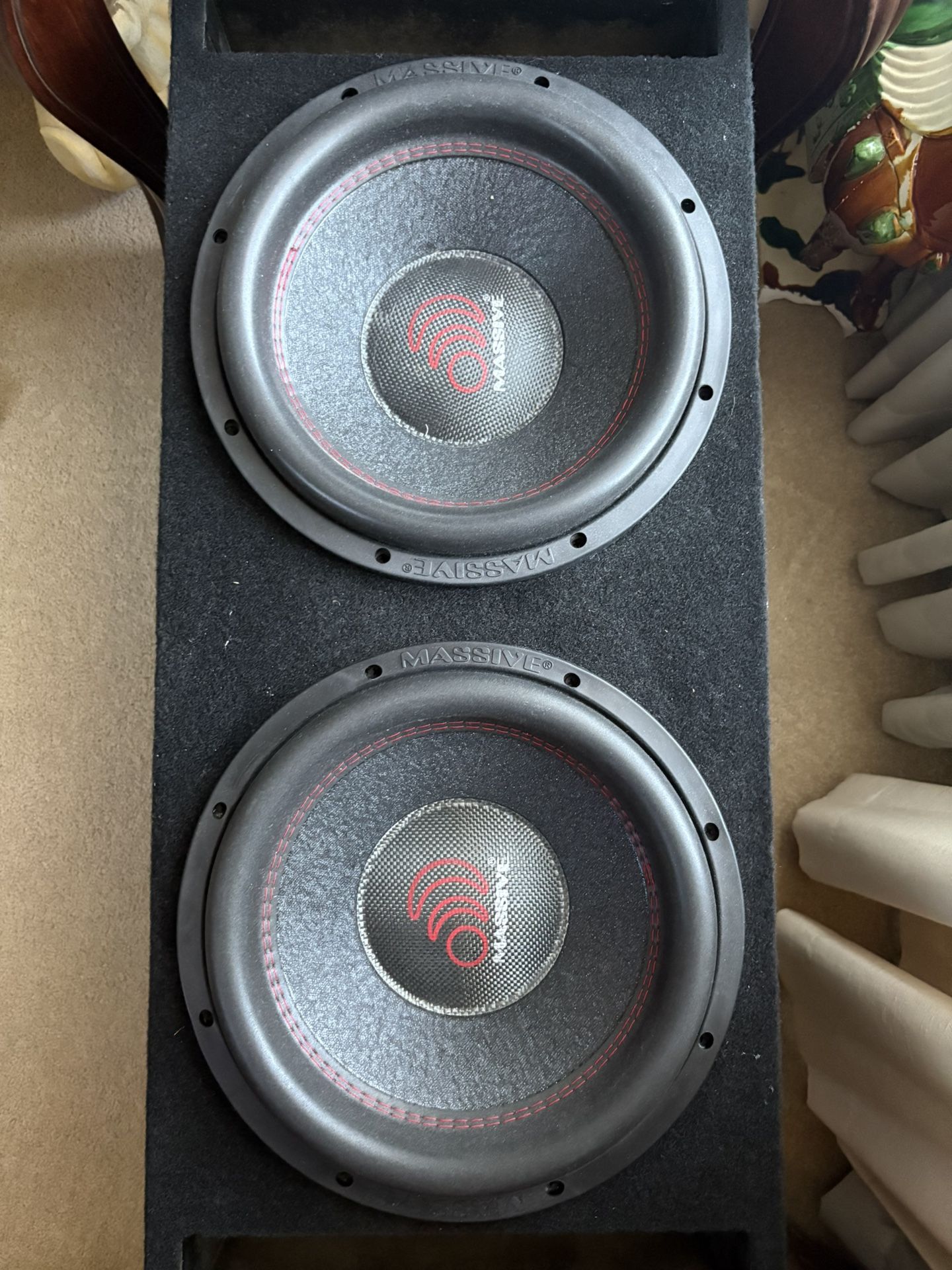 Massive Audio 👋🏽🔊 12” HIPPOR Subwoofer Dual - 2 Speakers!