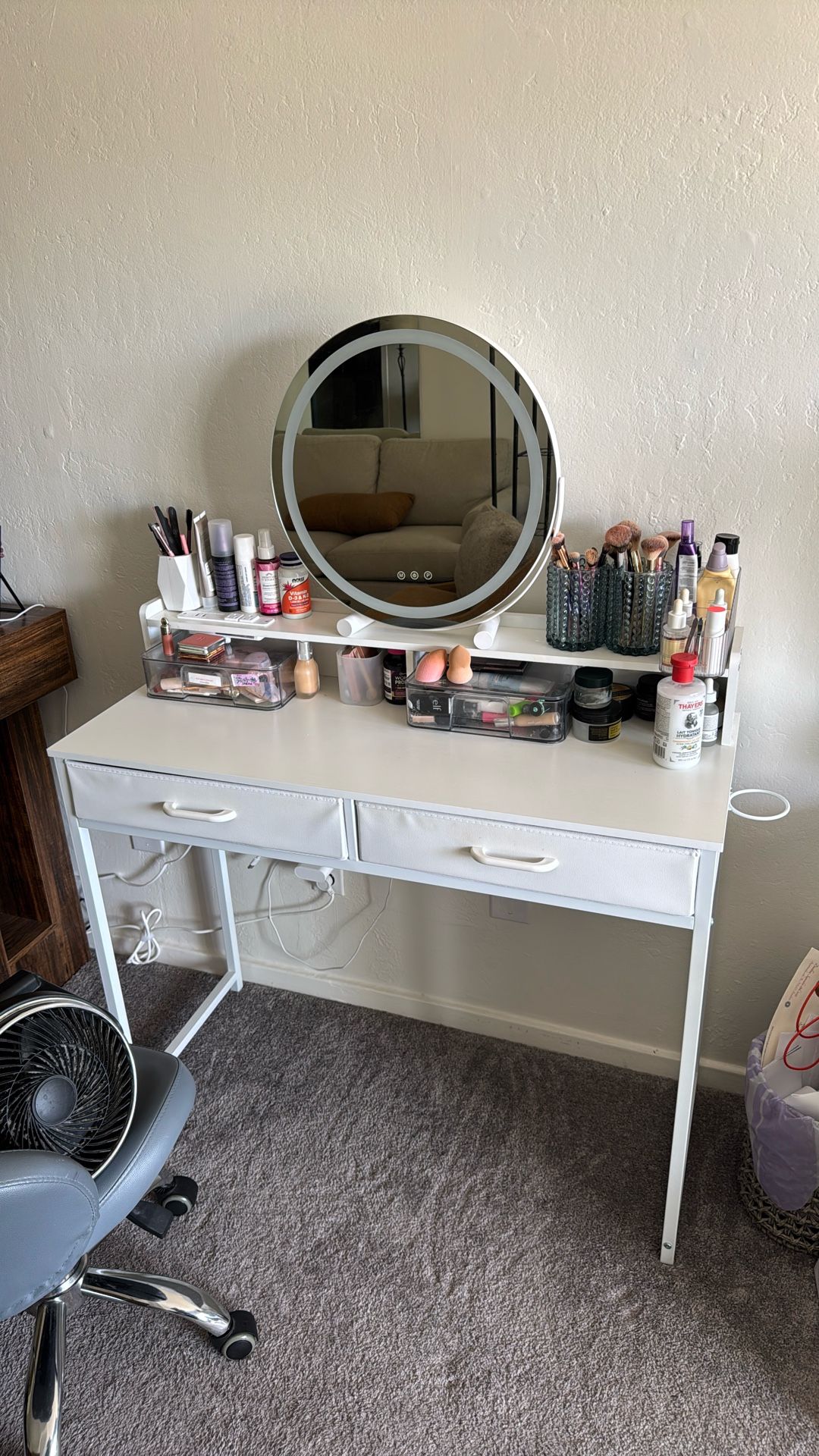 Makeup Vanity - Mirror Not Included