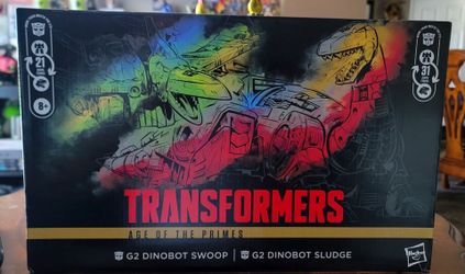 Transformers Age of the Primes G2 Dinobots Swoop & Sludge 2-Pack NISB