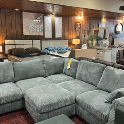 Sectional With Ottoman