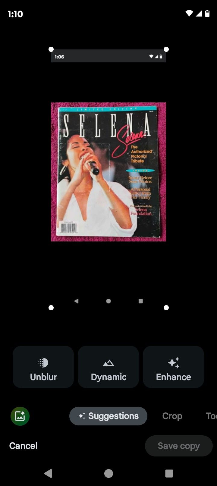 Rare Selena Quintanilla 1995 HEB limited edition pictorial magazine vintage.