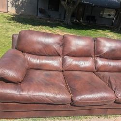 Leather Couch 