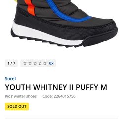 Sorel Youth Snow Boots 