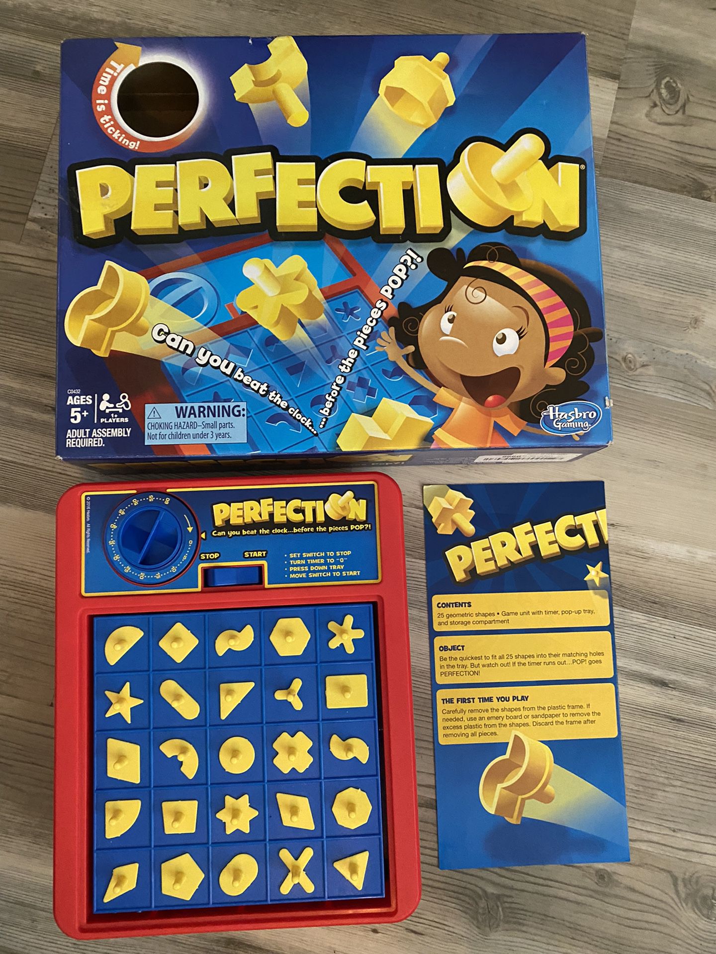 Hasbro  Perfection Kids Game 