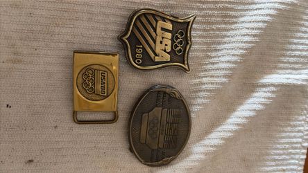 OLYMPIC BELT BUCKLES