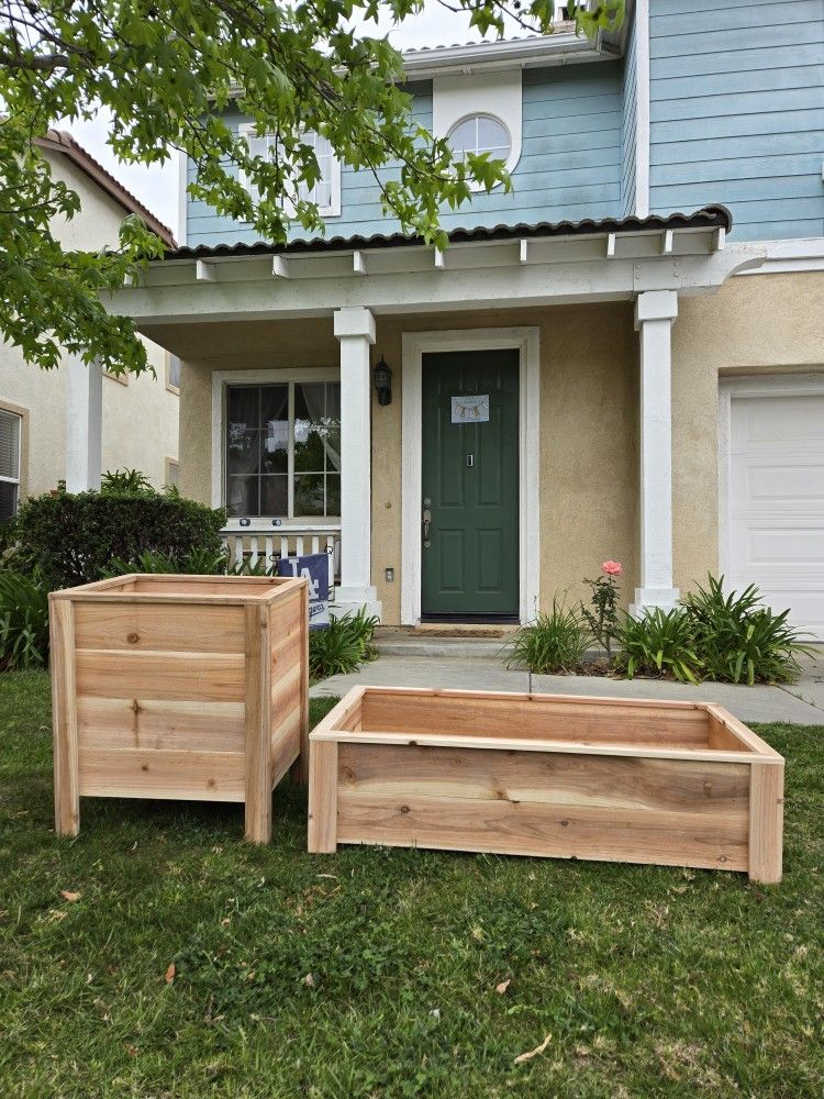 Cedar Planter Boxes